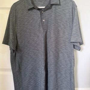 Van Huesen Men's Gray Polo Shirt